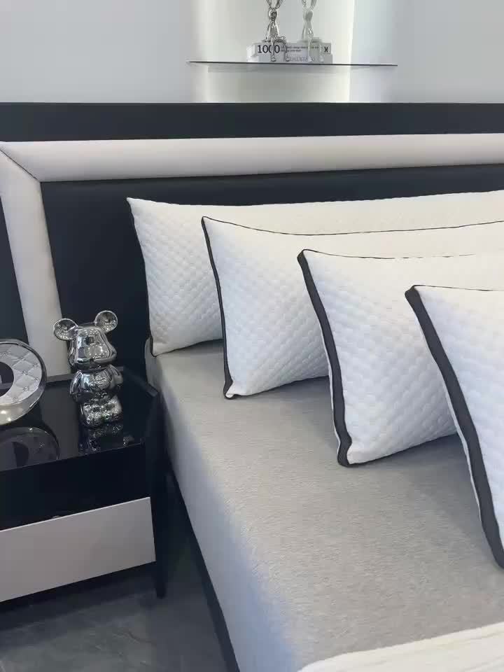 BubbleNest | Long Body Pillow – Knitted 3D Massage Ultra Soft Design