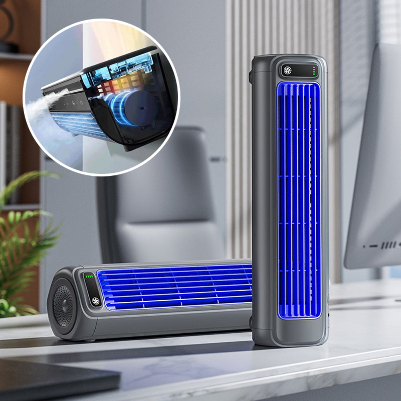 FrostiCool | Wall-mounted room cooler with rechargeable battery