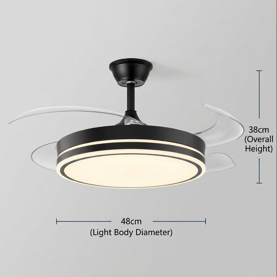 Aerolume - Modern Retractable Blade Ceiling Fan6