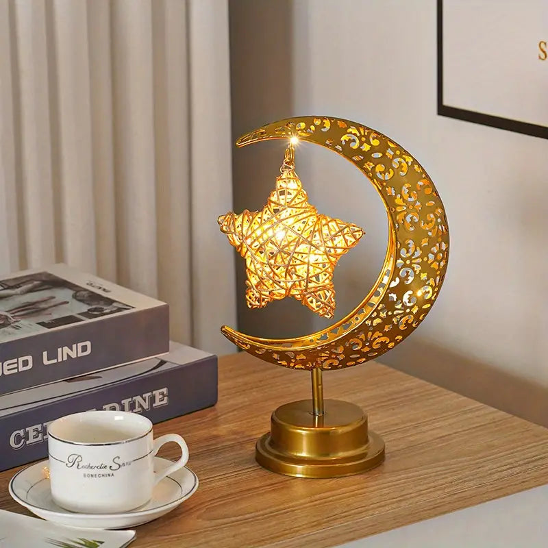 AuraGlow | Creative & Luxurious Moon Table Lamp4