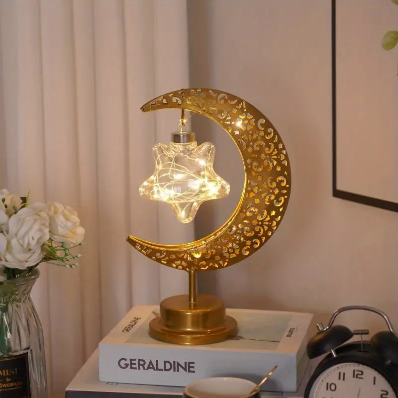 AuraGlow | Creative & Luxurious Moon Table Lamp5
