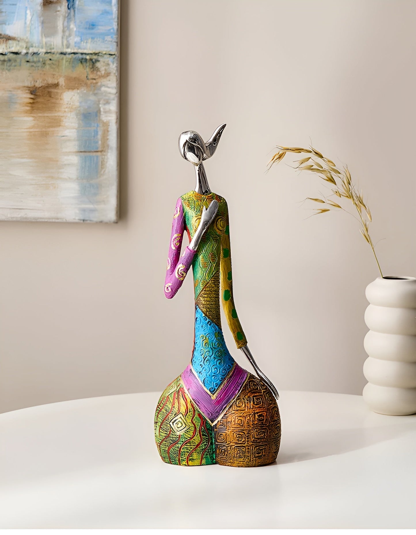 SereneSilhouette | Elegant Body Resin Statue