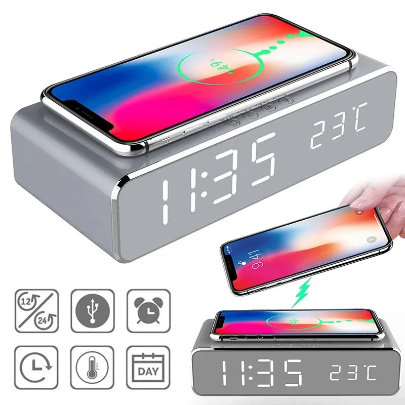 Beam | Alarm Clock with Wireless Charger1