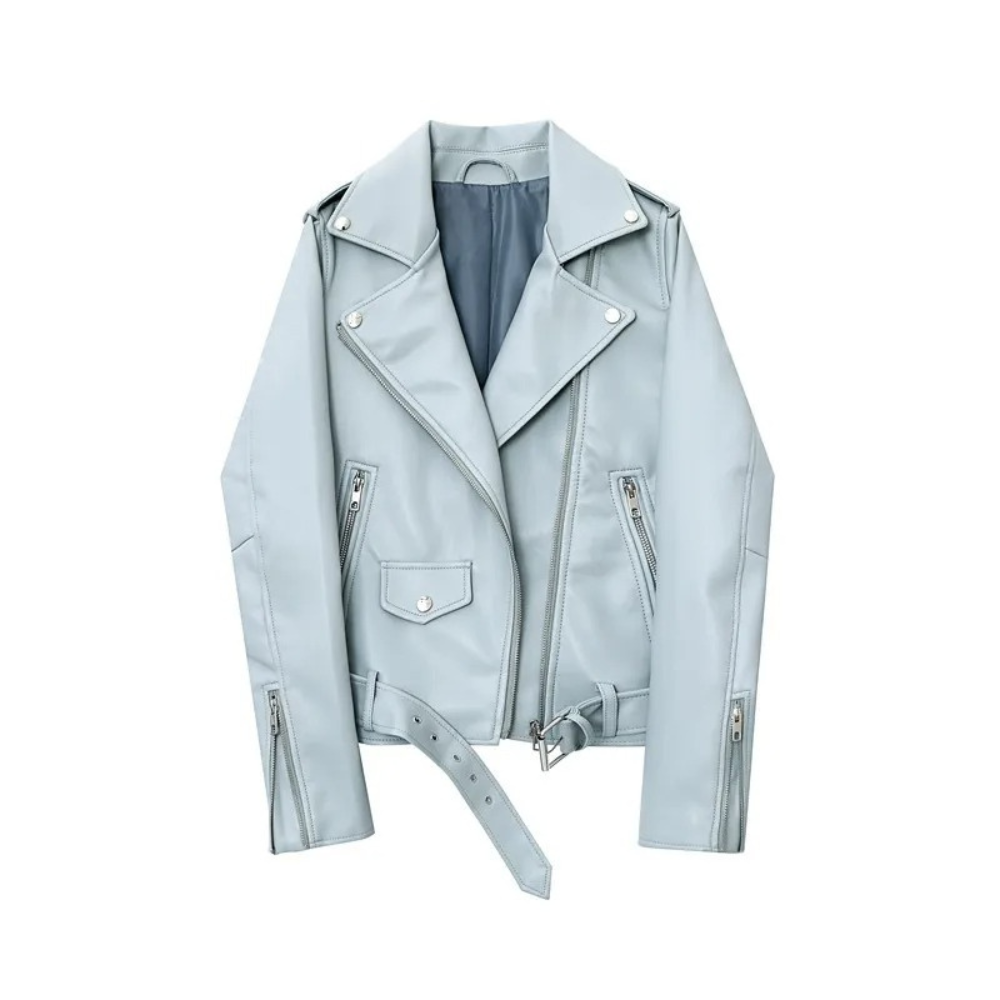 Lucien | Leather Biker Jacket – Modern Zippered Design-3