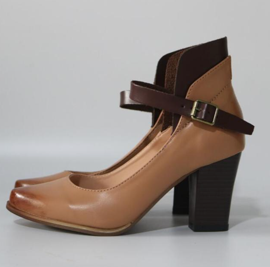 Audrei | Elegant Sandals with Heel and Strap