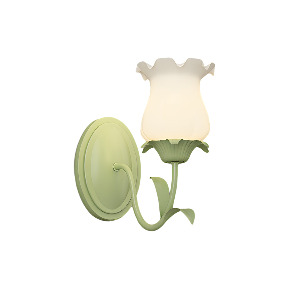 BloomGlow | Artistic Flower Glass Wall Lamp11