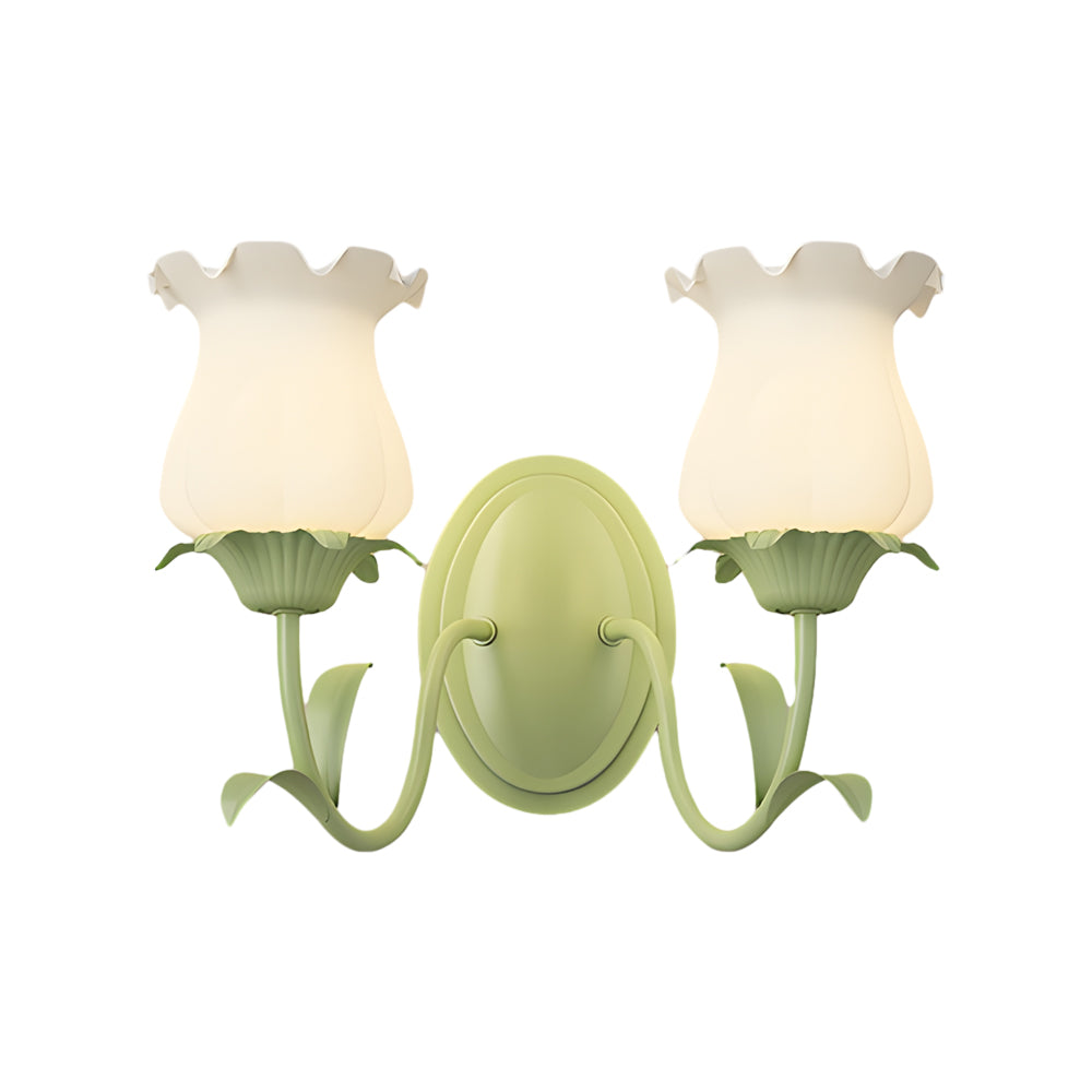 BloomGlow | Artistic Flower Glass Wall Lamp12