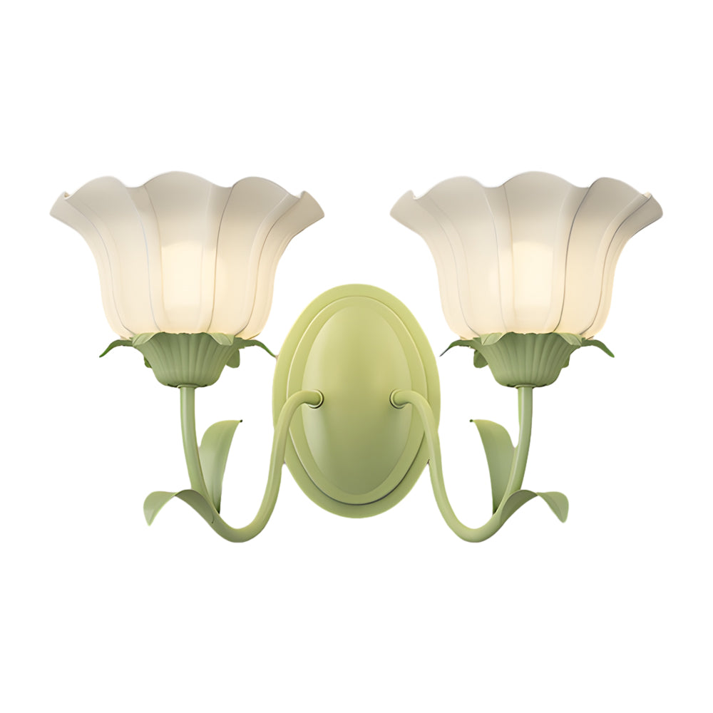 BloomGlow | Artistic Flower Glass Wall Lamp14