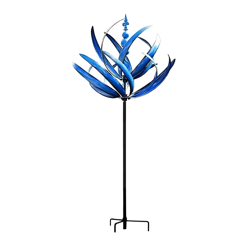 SwirlGlance | Wind Chime with Glowing Sun Reflection