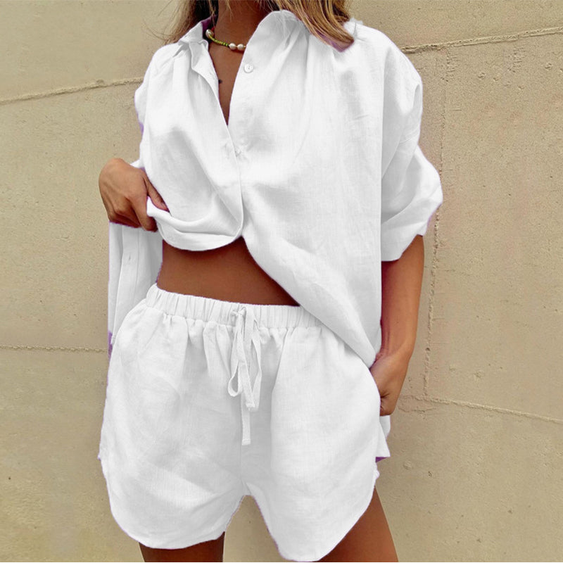 Luca | Men's Shirt and Shorts Set – Effortless Summer Elegance-2