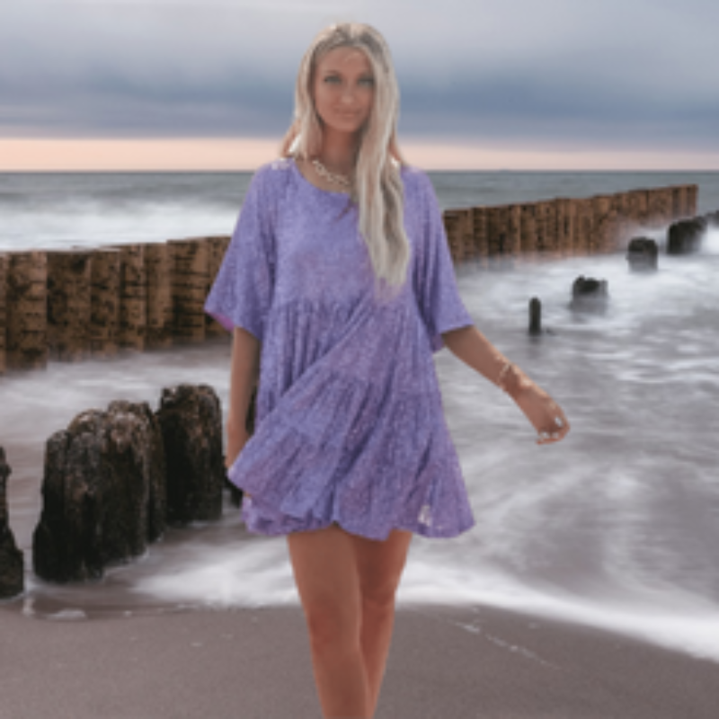Variant image for Élodie | Women's Dress – Elegant Flared Hem for Effortless Style-16