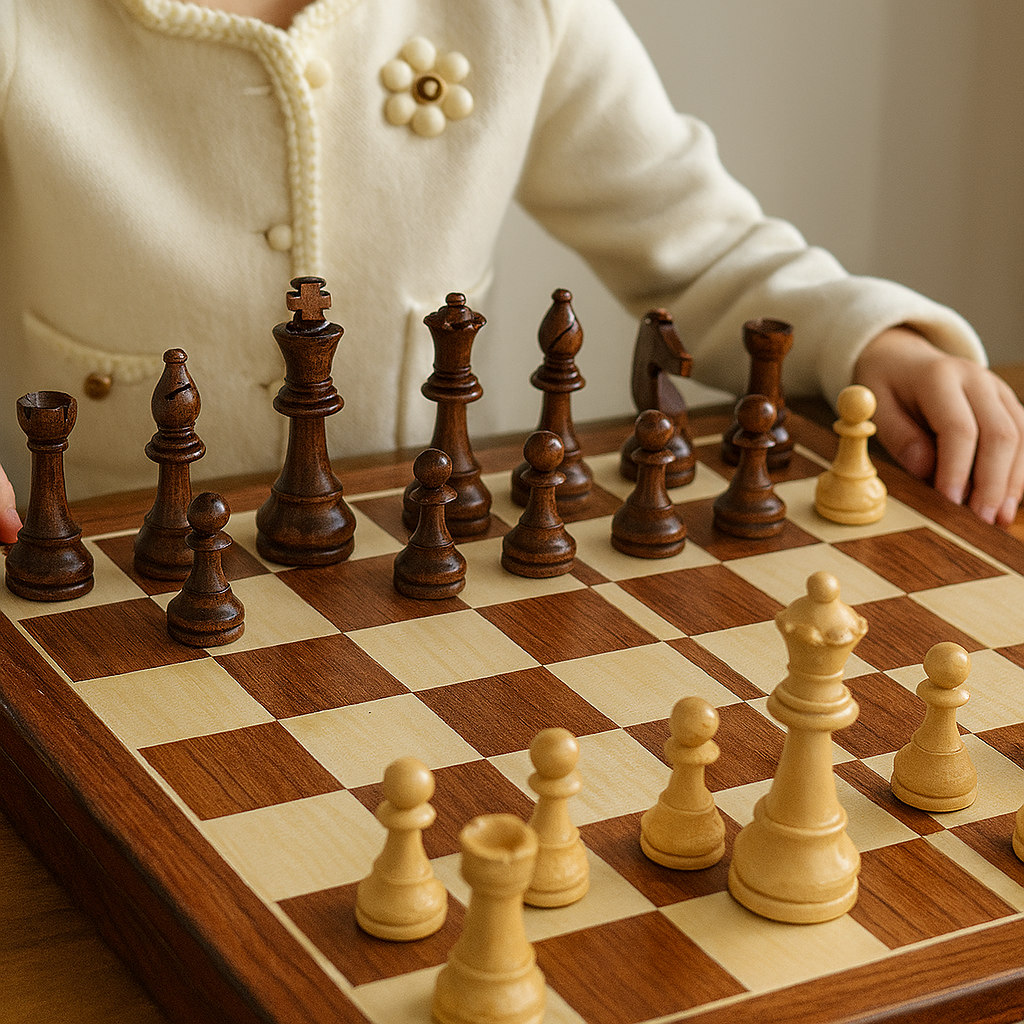 EliteSquare | Luxury Chess Set – Durable Wooden Board & Detailed Pieces
