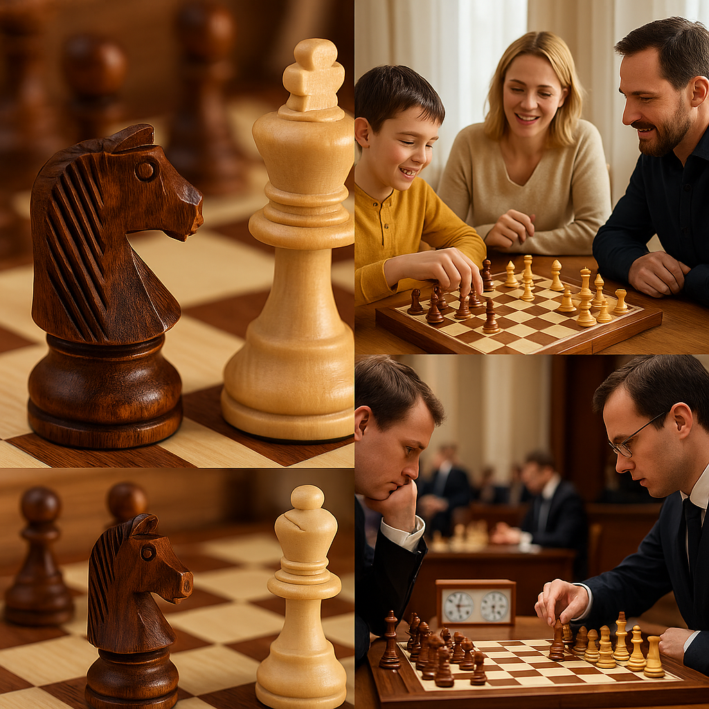 EliteSquare | Luxury Chess Set – Durable Wooden Board & Detailed Pieces