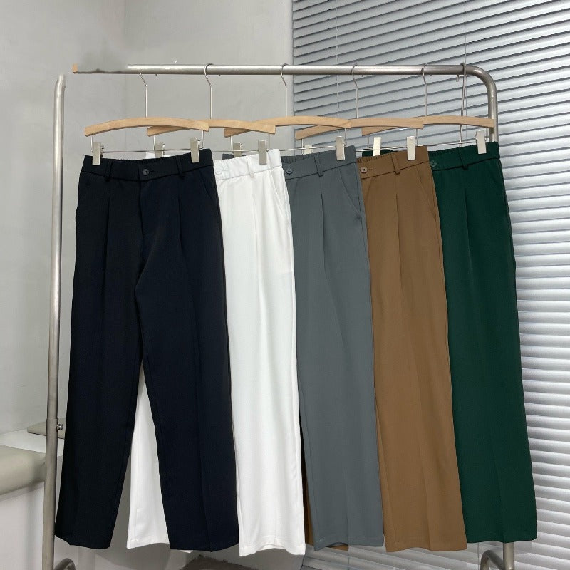 Lucien | Men's Trousers – Elegant Tailored Relaxed Fit Design-4