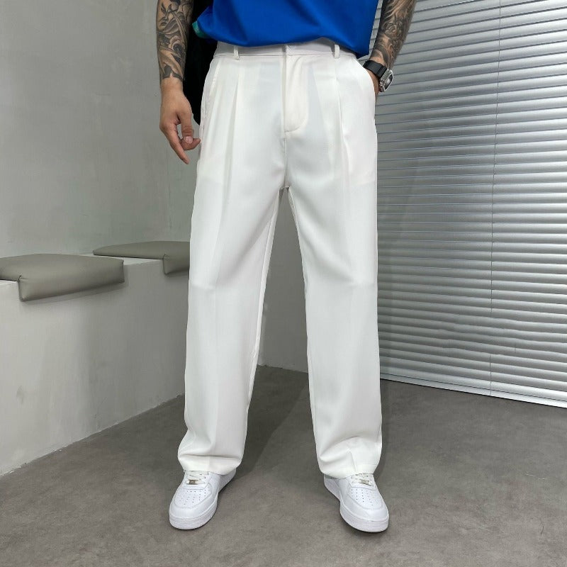 Lucien | Men's Trousers – Elegant Tailored Relaxed Fit Design-5