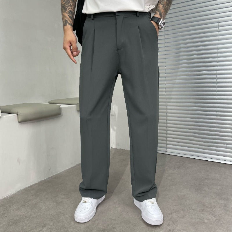 Lucien | Men's Trousers – Elegant Tailored Relaxed Fit Design-6