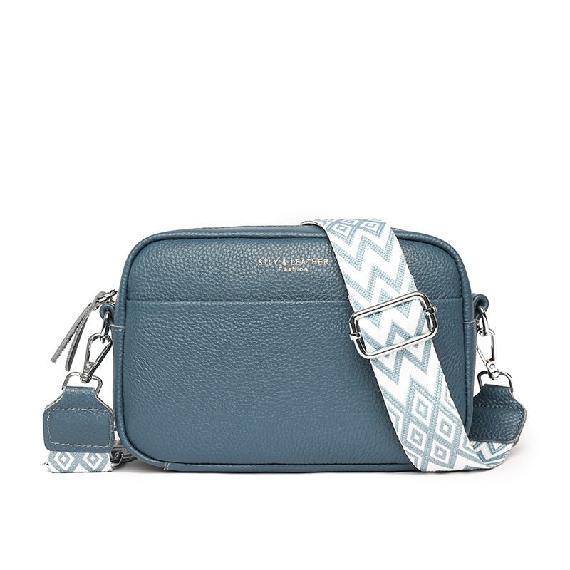 Variant image for Sleek Compact Black Crossbody Bag for Women with Secure Zipper Closure-2