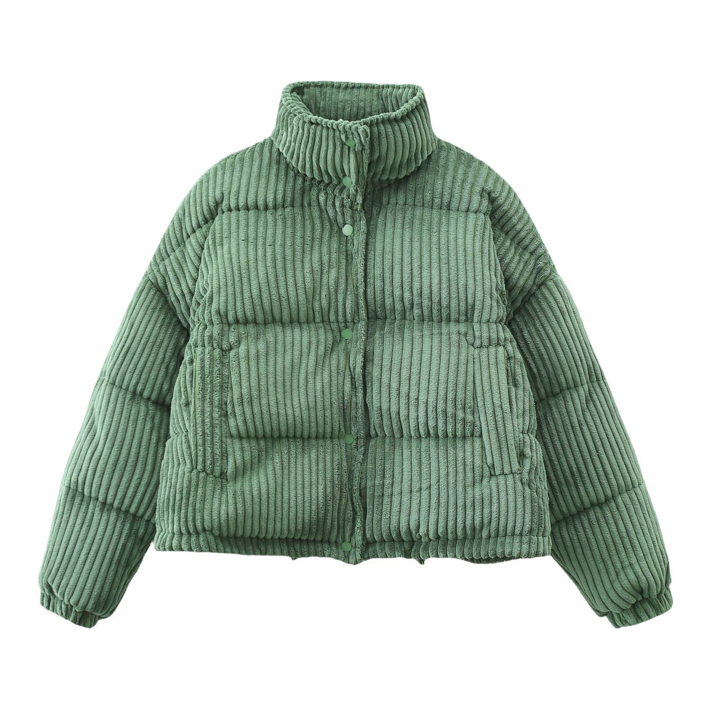 Amore | Women's Jacket – Chic Cropped Puffer Design-2