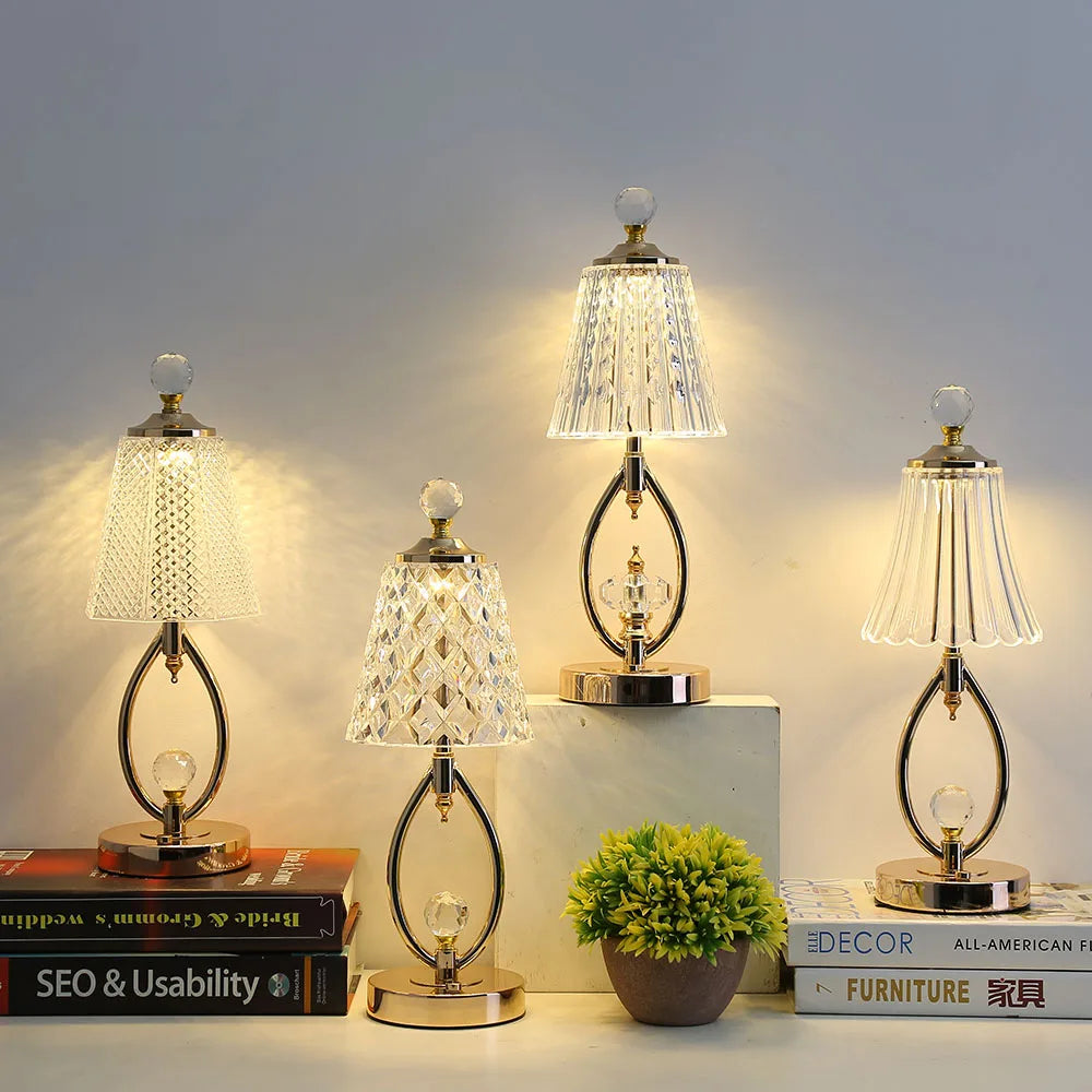 CrystalBeam | Golden Crystal Lamp1