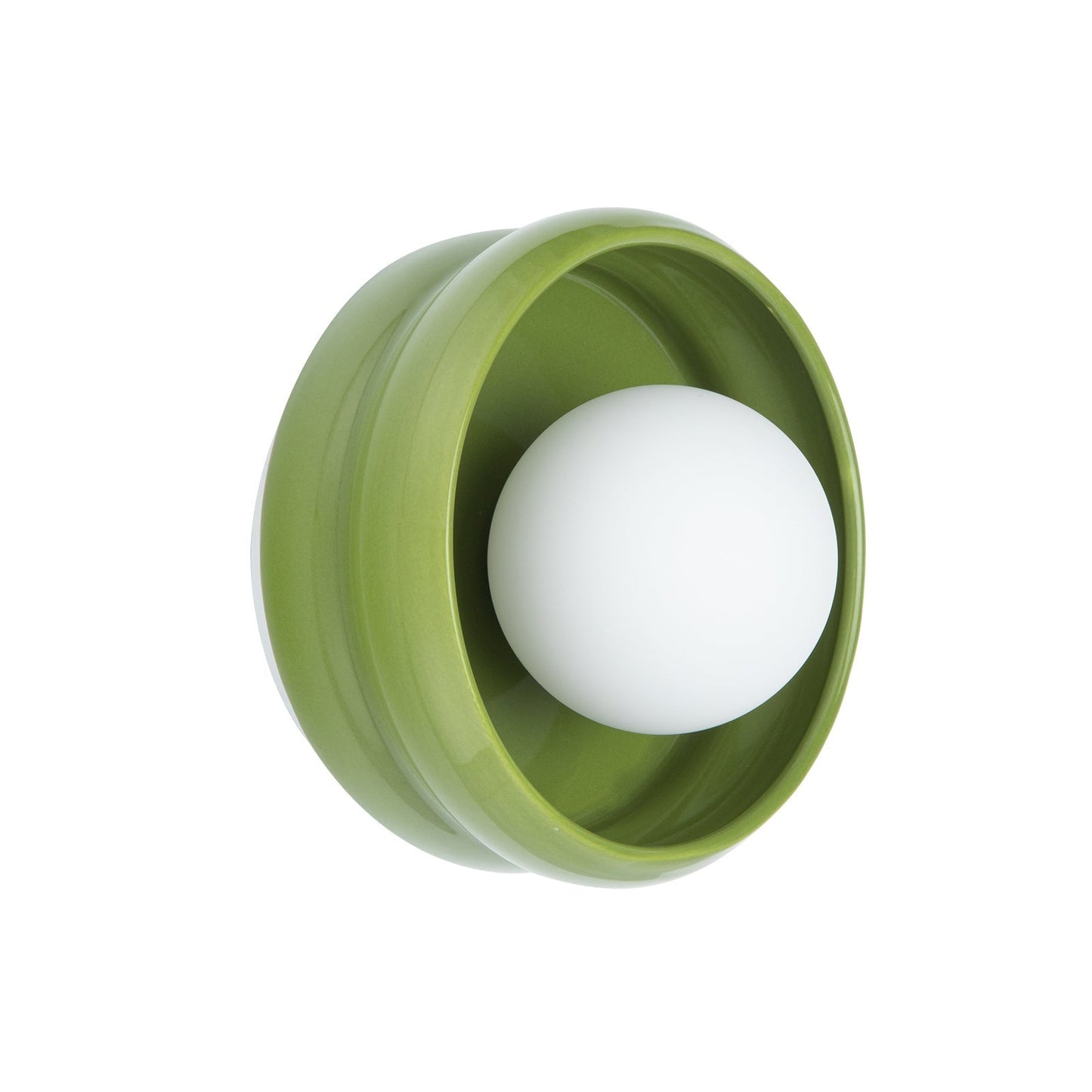 RingGlow | Elegant Round Ceramic Wall Light