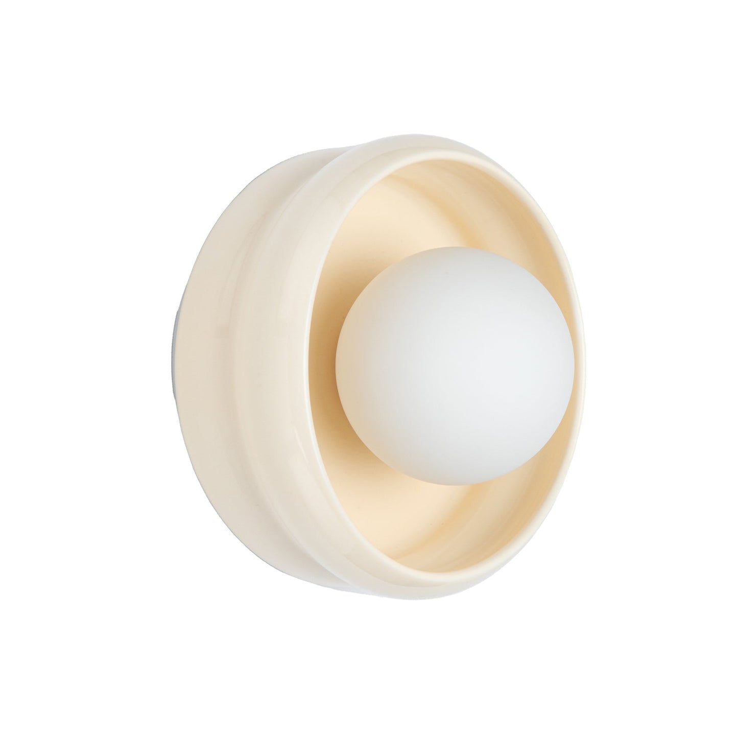 RingGlow | Elegant Round Ceramic Wall Light
