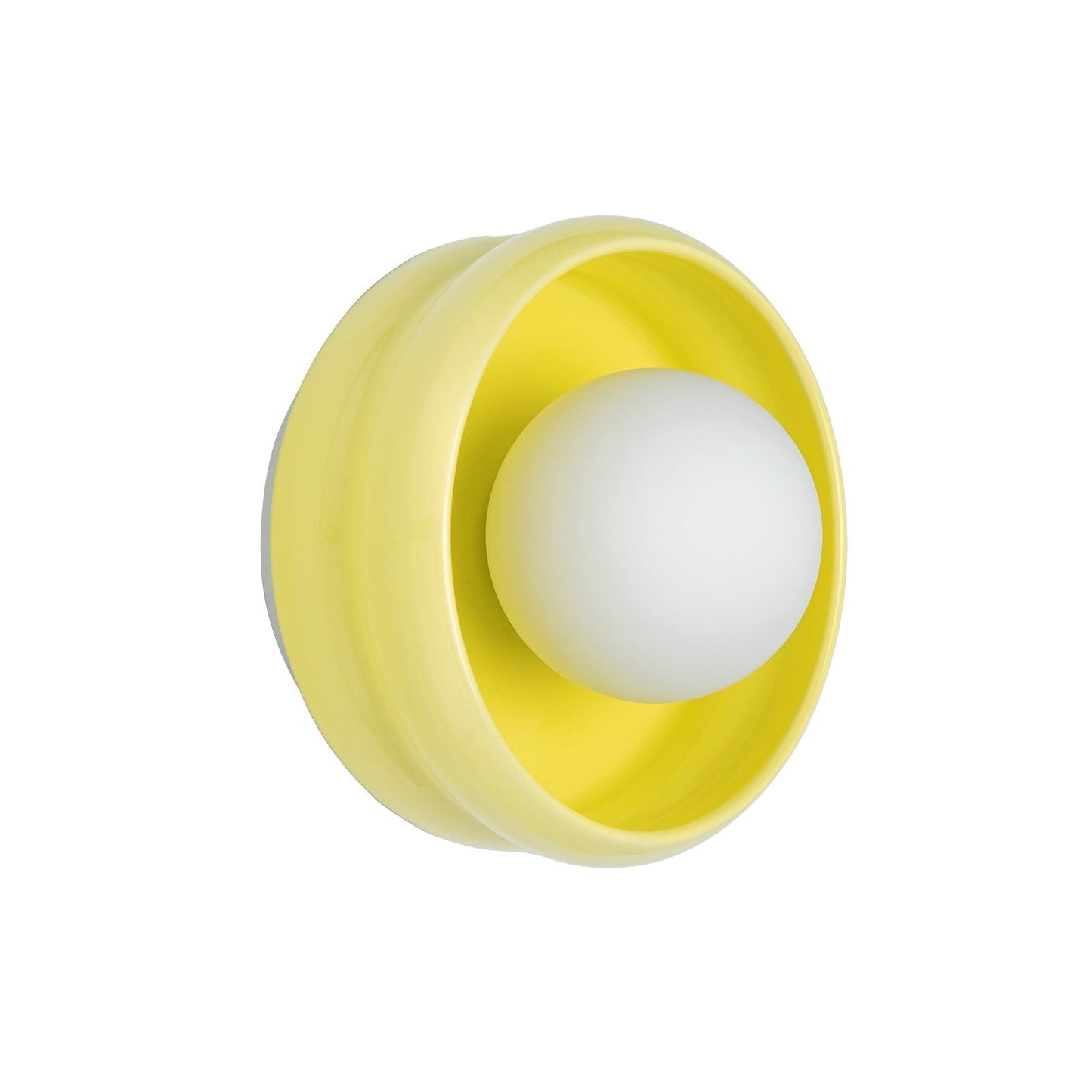 RingGlow | Elegant Round Ceramic Wall Light