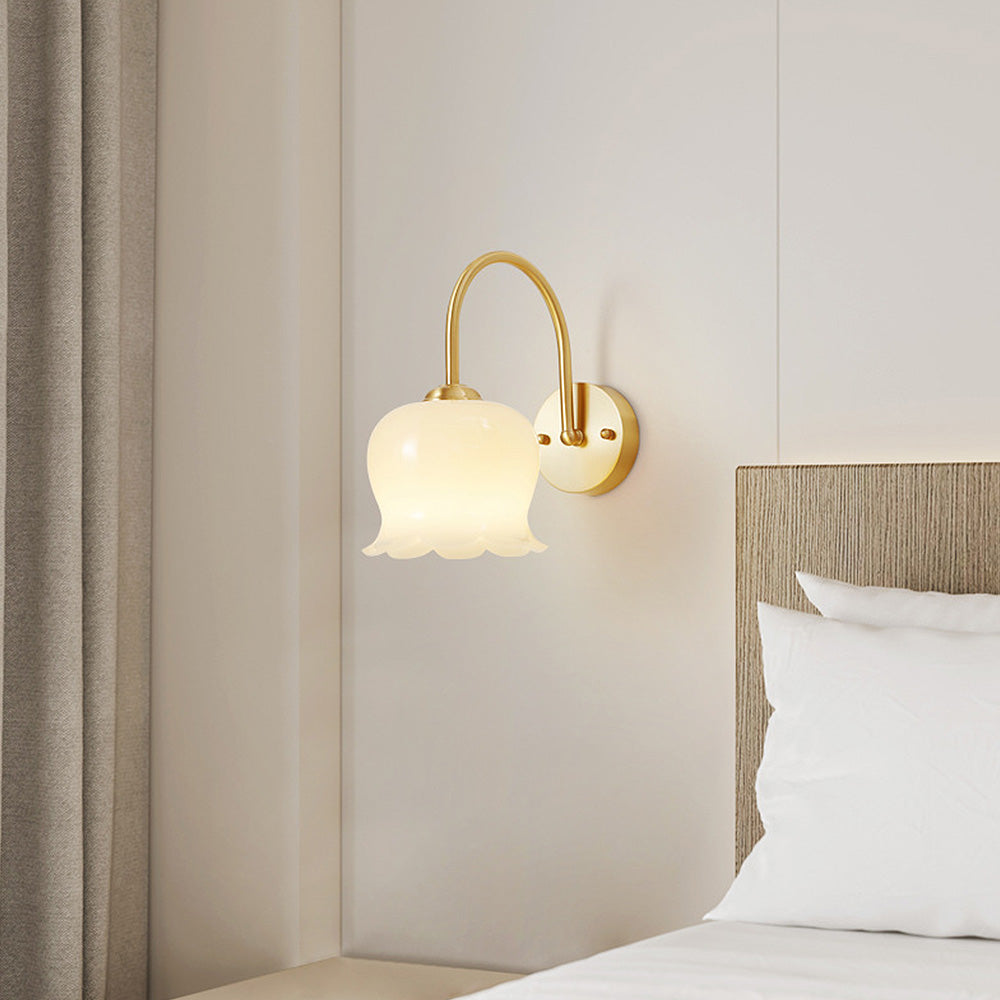 BlossomBright | Artistic Flower Glass Wall Light