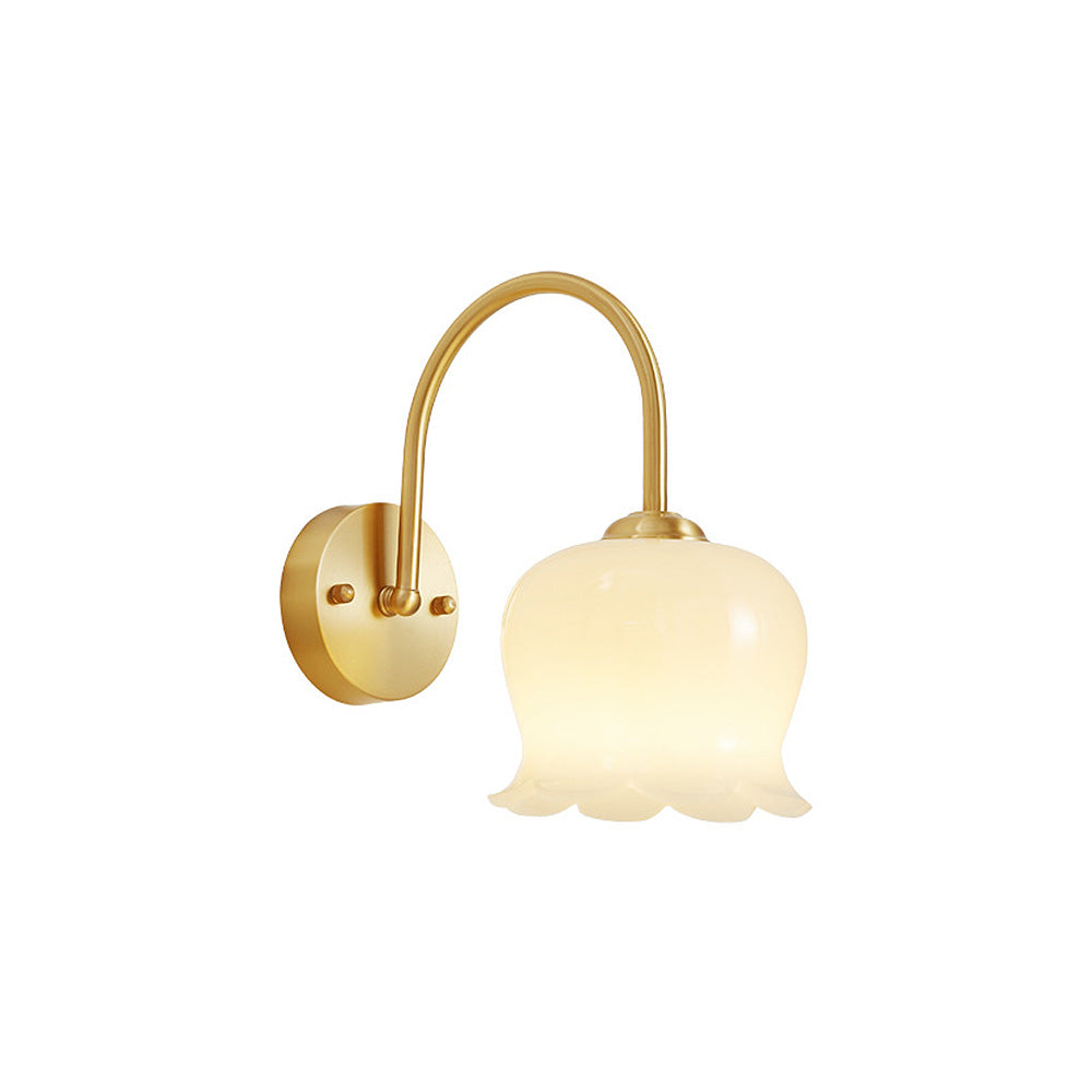 BlossomBright | Artistic Flower Glass Wall Light