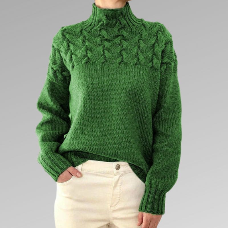 Denice | High-Neck Sweater1
