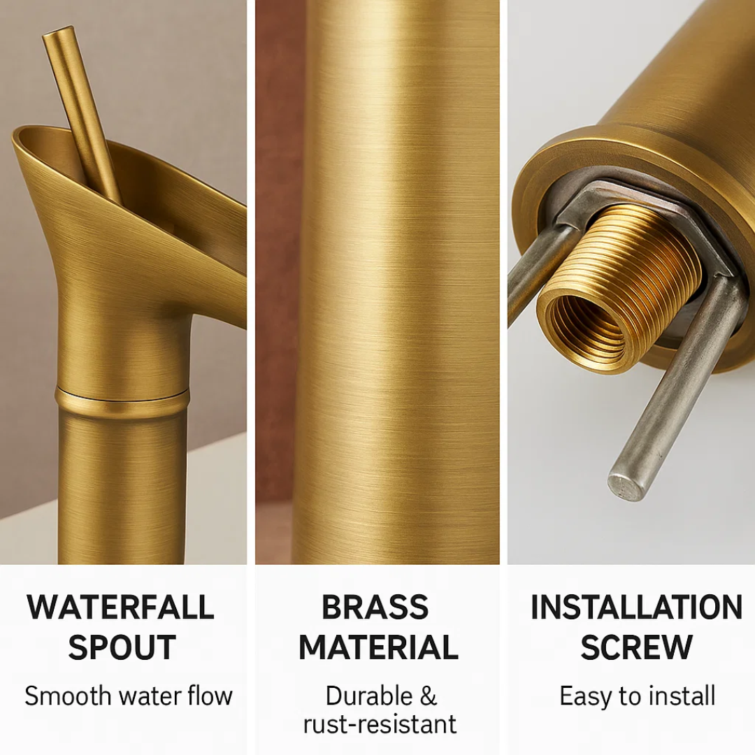 ElegantFlow | Luxurious Waterfall Faucet