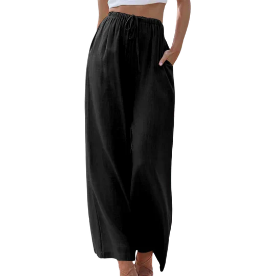 Bellezza | Women's Wide Leg Pants – Effortless Chic for Modern Style-1