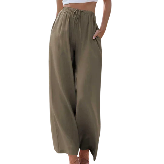 Bellezza | Women's Wide Leg Pants – Effortless Chic for Modern Style-6