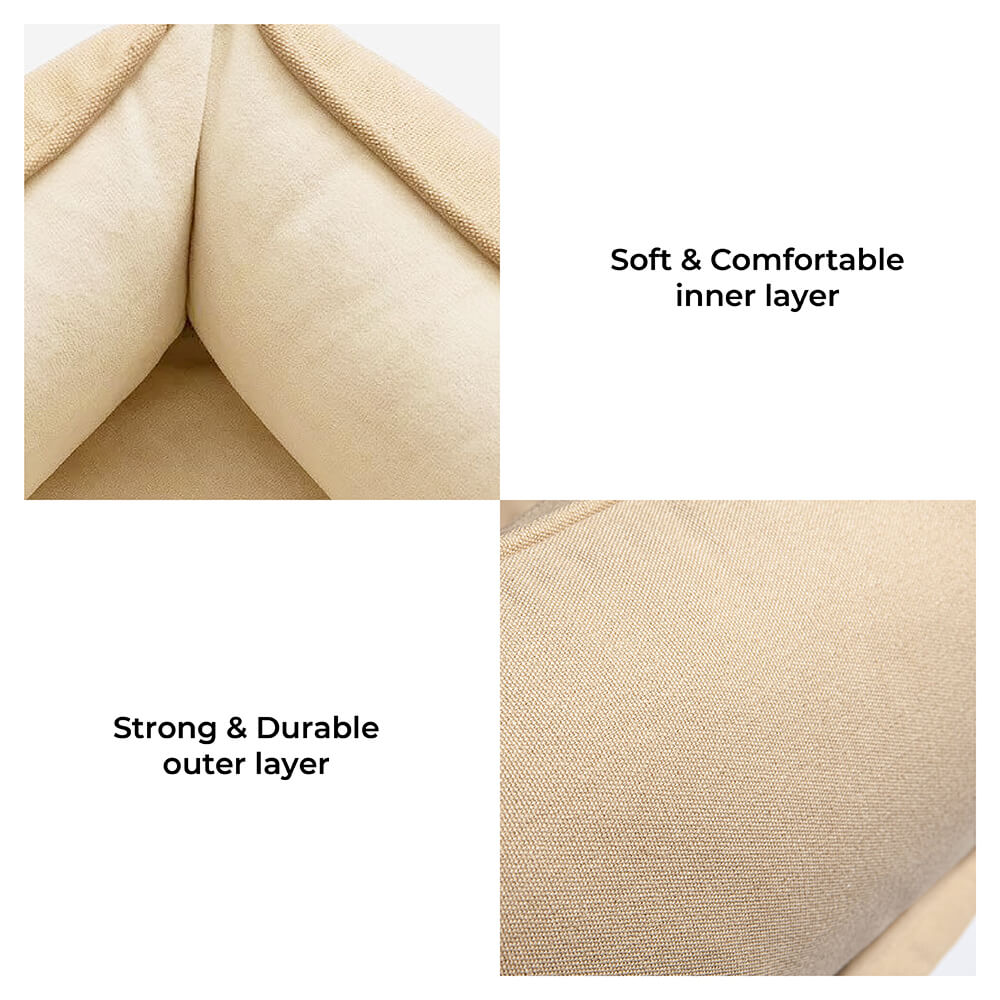 Luxe Feline | Cat Bed – Cozy Bolster for Ultimate Comfort 3