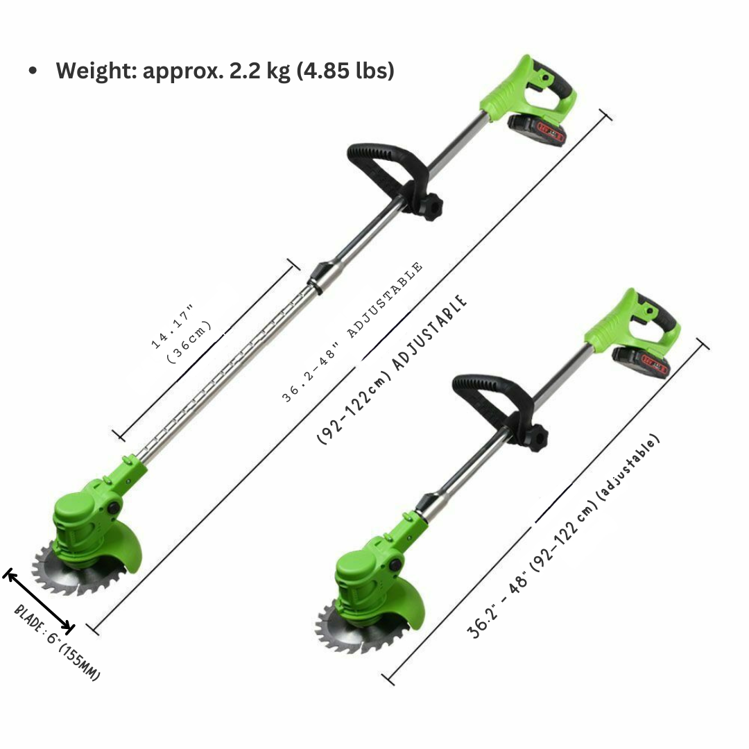 GeartTech | Powerful Electric Battery Operated Cordless Weed Eater