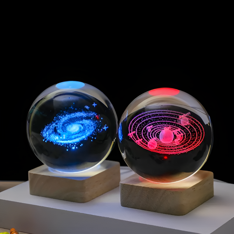 GalaxyLight | Glowing Galaxy Glass Sphere2