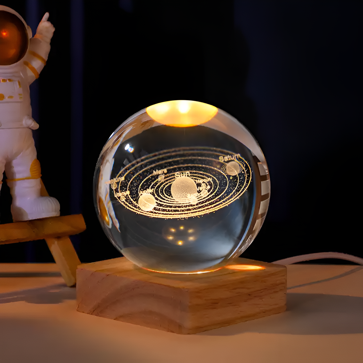 GalaxyLight | Glowing Galaxy Glass Sphere6