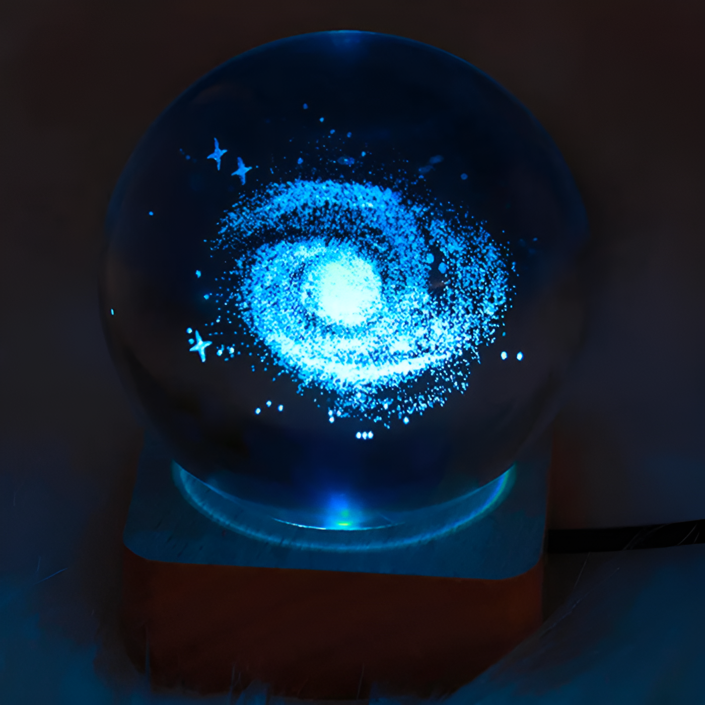 GalaxyLight | Glowing Galaxy Glass Sphere7