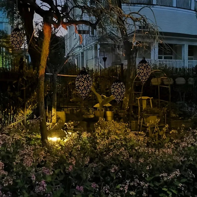 GlowBloom | Vintage & Elegant Hanging Garden Lamp4