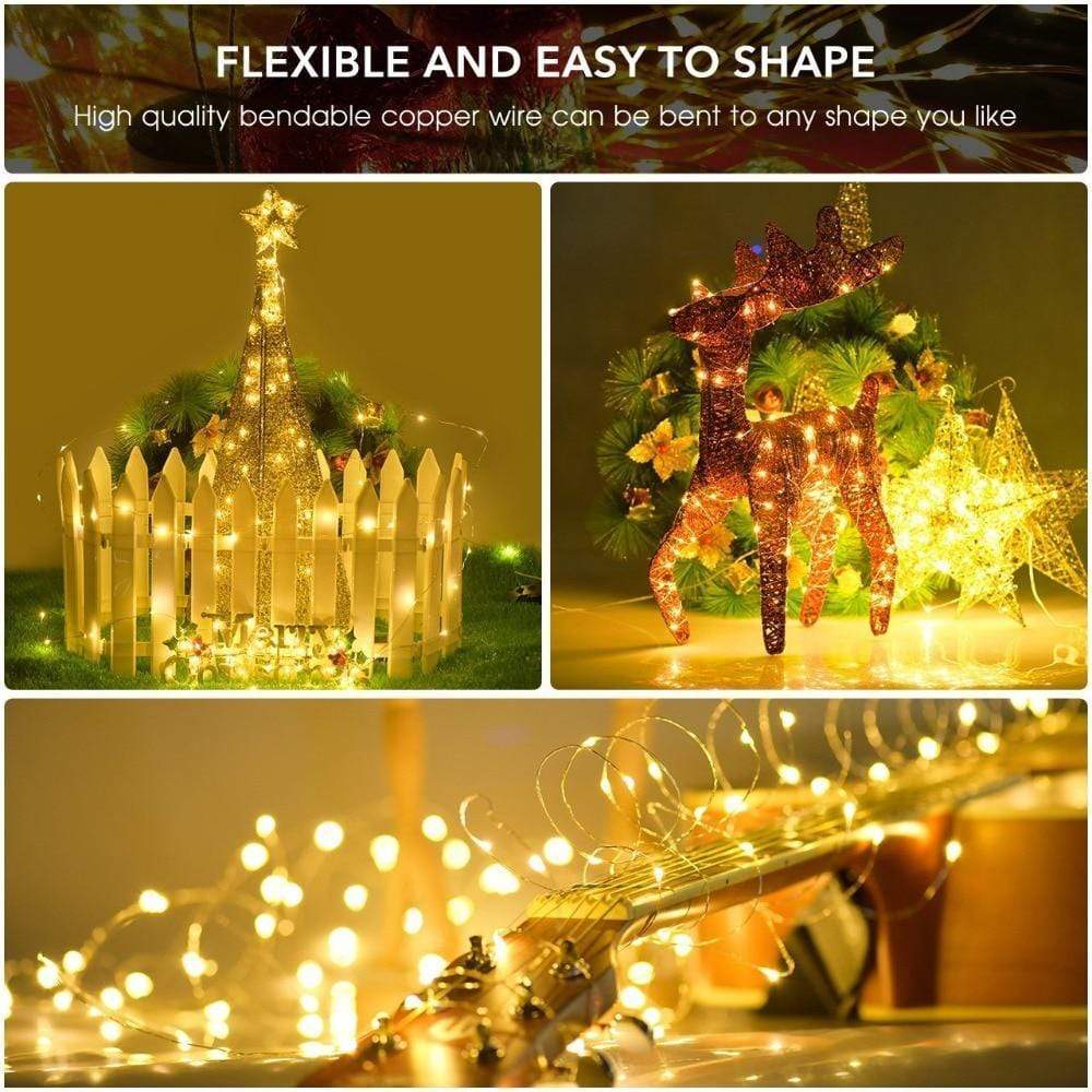 SunTwine | Solar-Powered LED Fairy Lights for Balcony & Garden