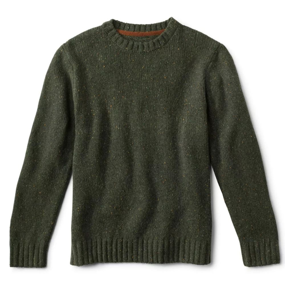 Classic Men's Cashmere Sweater - Timeless Donegal Crew Neck Design for All Seasons-2