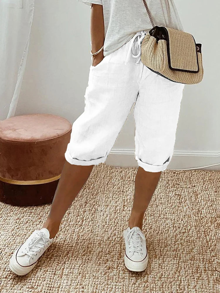 Zaria | Sleek High-Waisted Shorts | Women Fashion