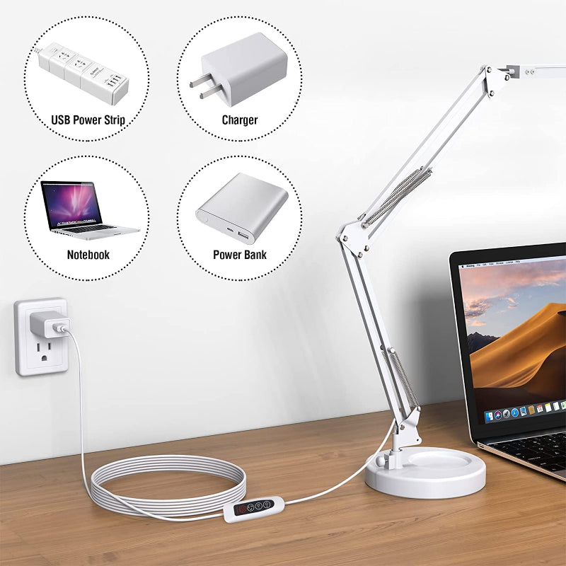 VersaLite | Adjustable LED Lamp with Clamp and Rotating Arm