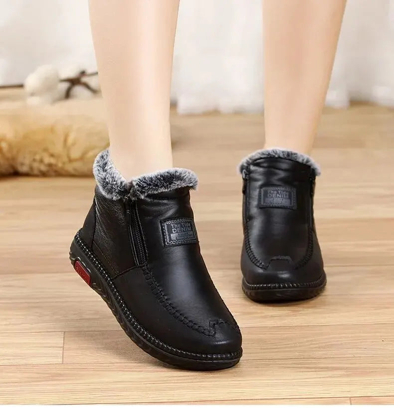 Lara | Fur-Lined Leather Boots2