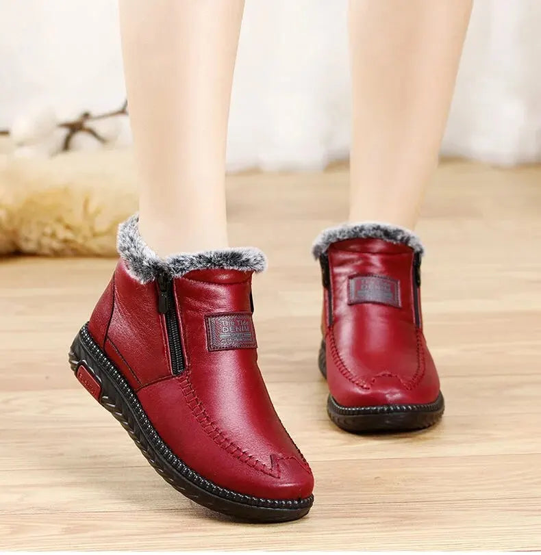 Lara | Fur-Lined Leather Boots3