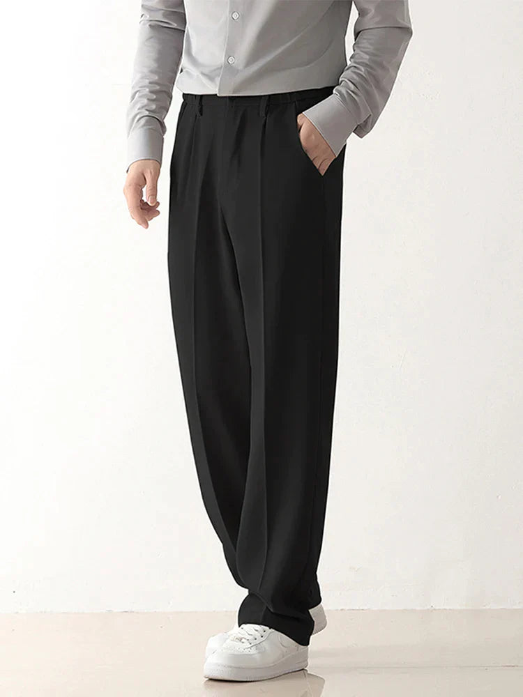 Julian | Elegant Draped Fit Trousers | Men’s Fashion