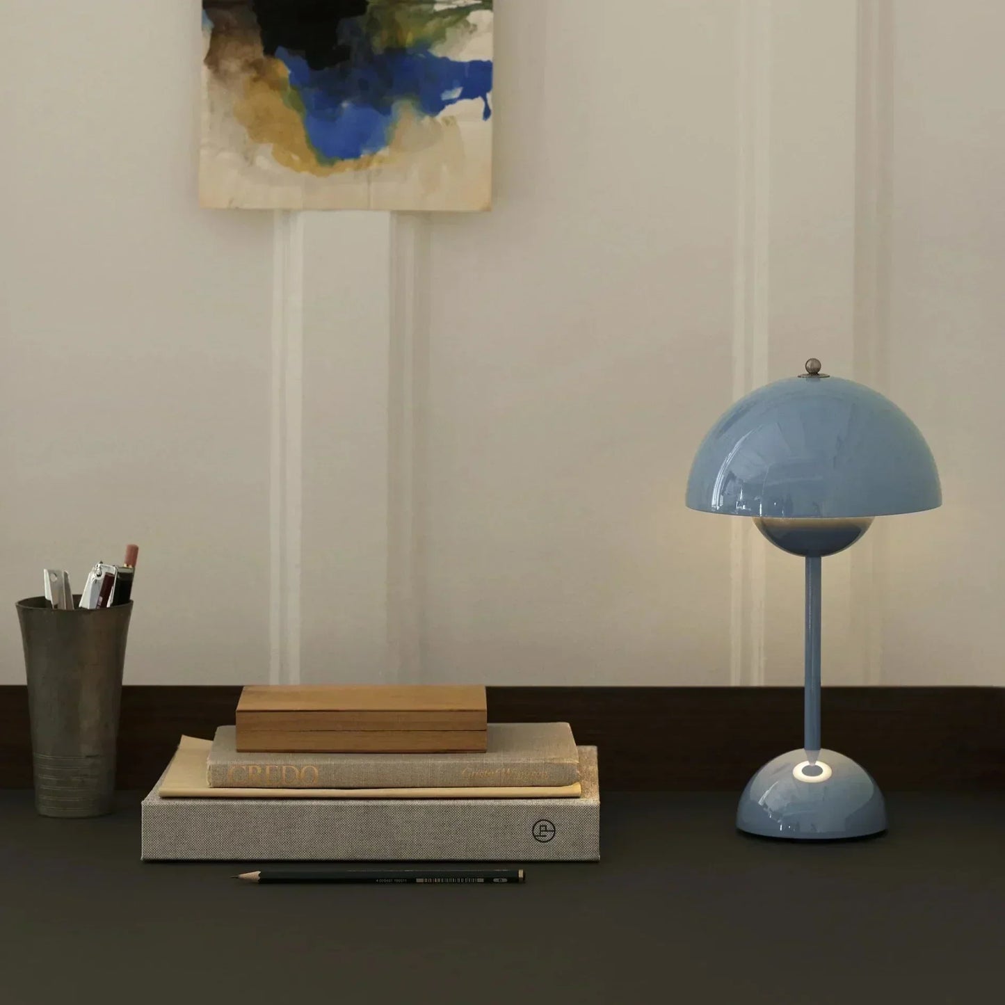 NordicGlow | Wireless & Dimmable Scandinavian LED Mushroom Lamp