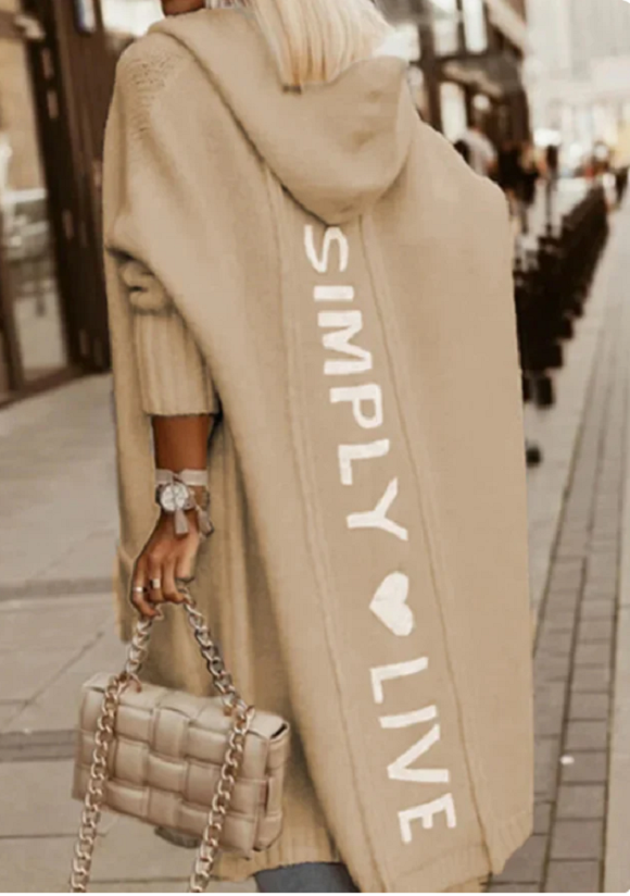 LuxCardi | Elegant 'Love Life' Cardigan1