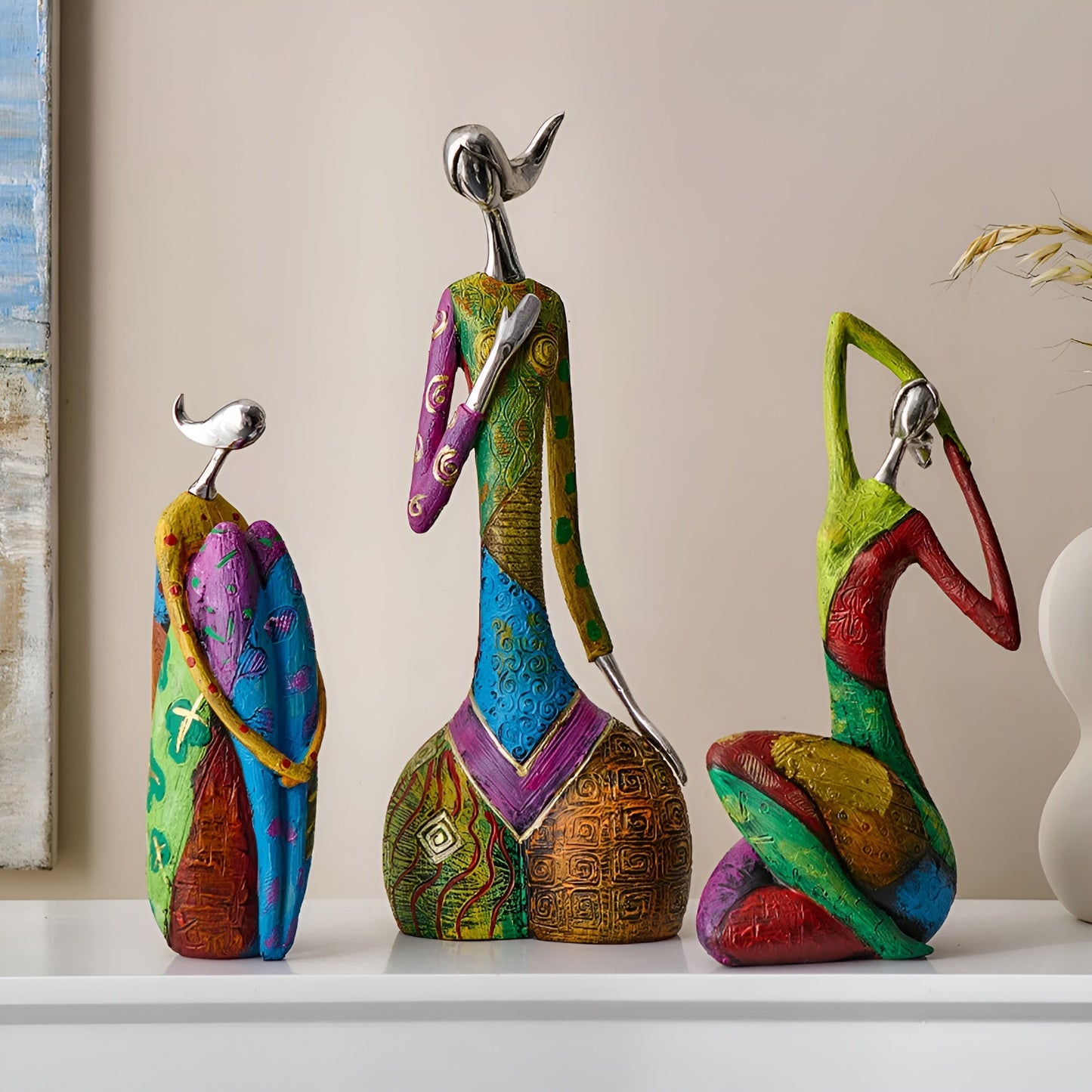 SereneSilhouette | Elegant Body Resin Statue