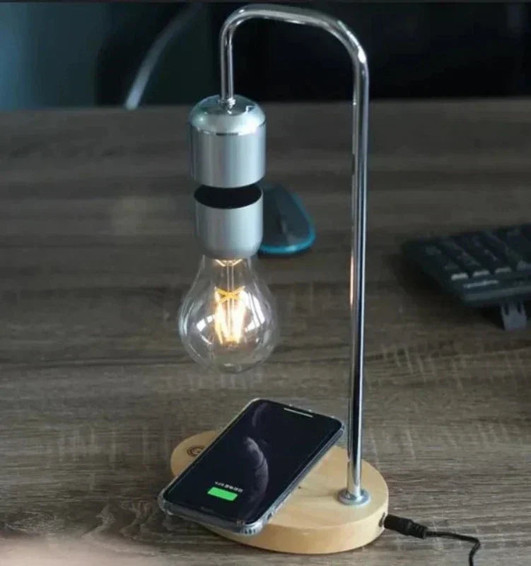 HoverGleam | Minimalist Magnetic Floating Table Lamp