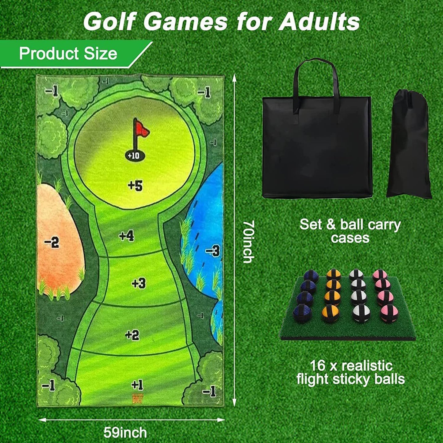 GolfPro | The Perfect Complete Set for Your Home Golf Green